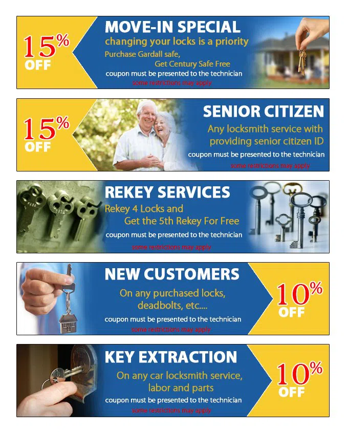 Pittsburgh Mobile Locksmith, Pittsburgh, PA 412-387-9451 - coupon23-set-five